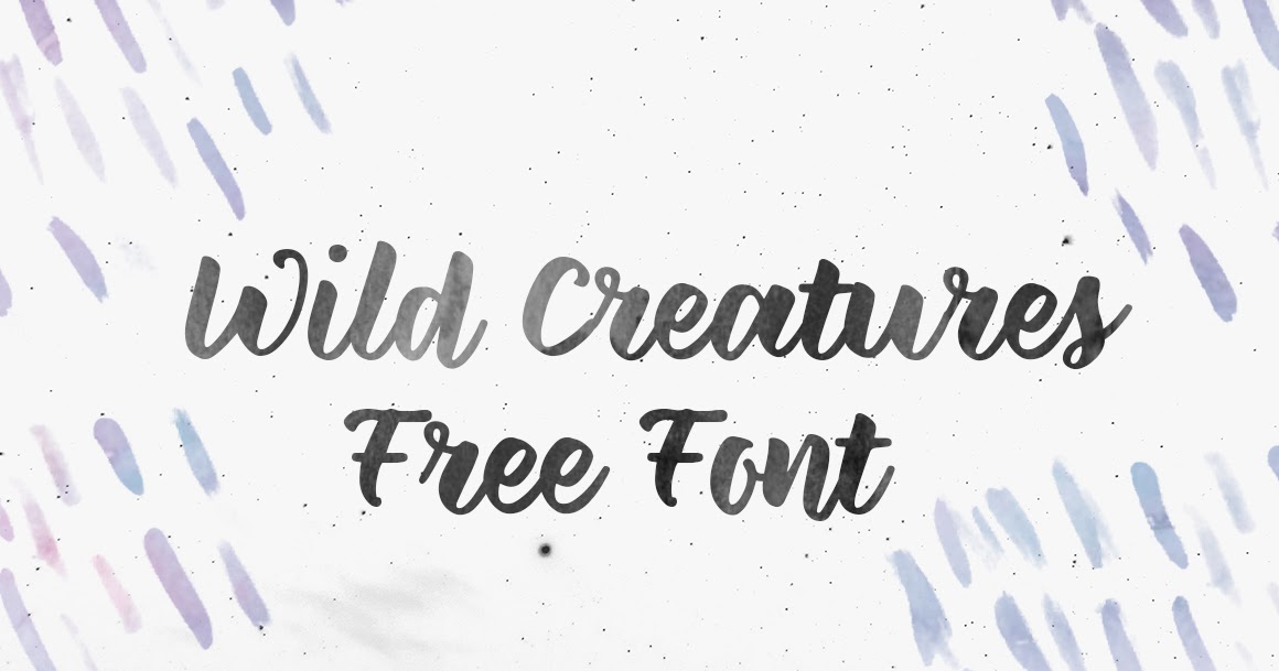 DLOLLEYS HELP: Wild Creatures Free Font