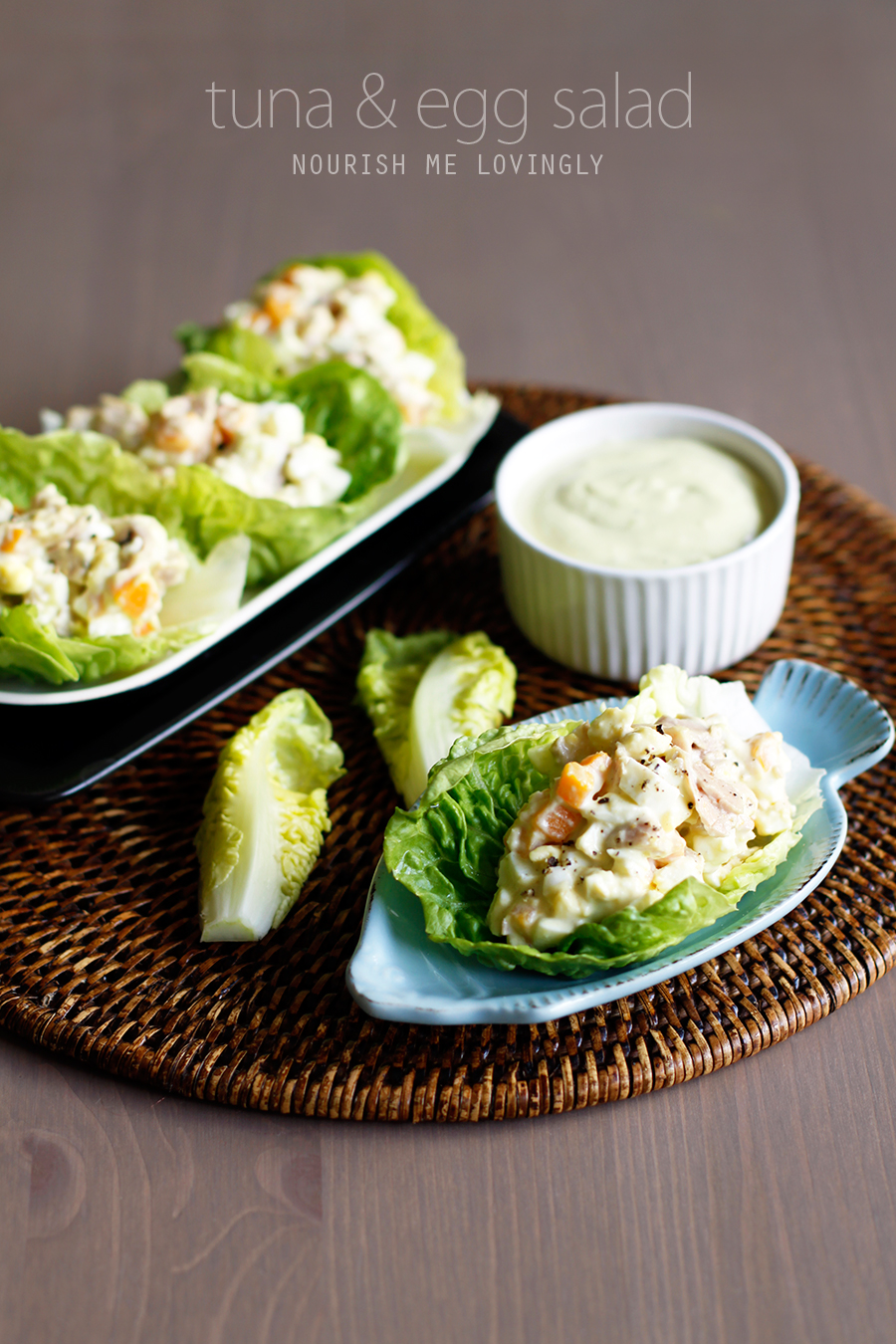 Nourish me lovingly Tuna and egg mayo salad (GAPS)