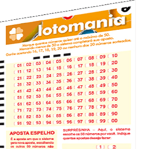 Lotomania concurso 1960 palpites de grupos e jogos desdobrados