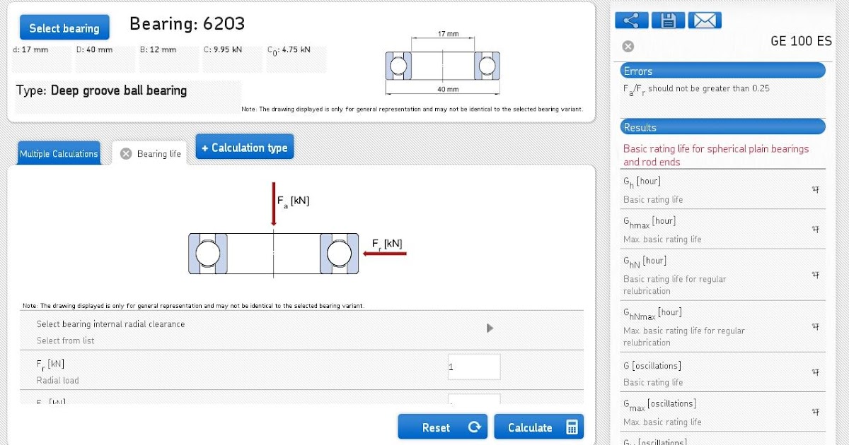 Best software for bearing calculator Mechanical Engineering