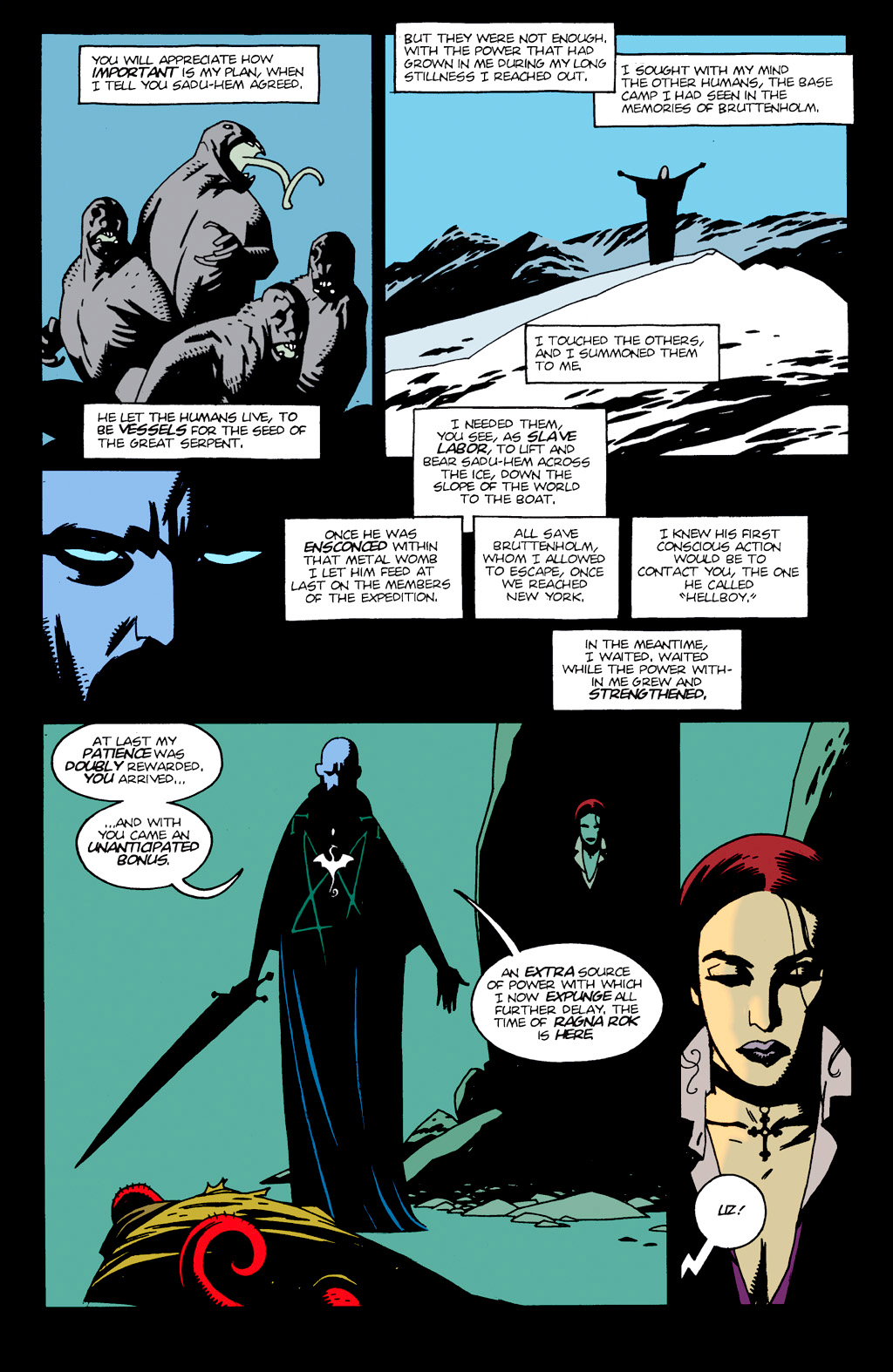 Read online Hellboy: Seed of Destruction comic -  Issue #3 - 22