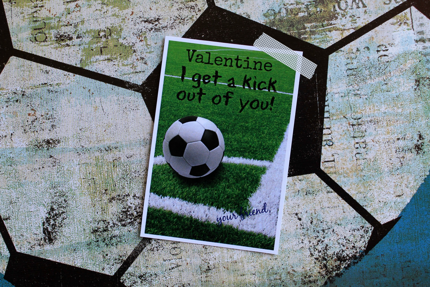 Soccer Valentine Cards | ChippaSunshine