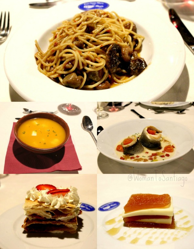 foto del menú del pazo