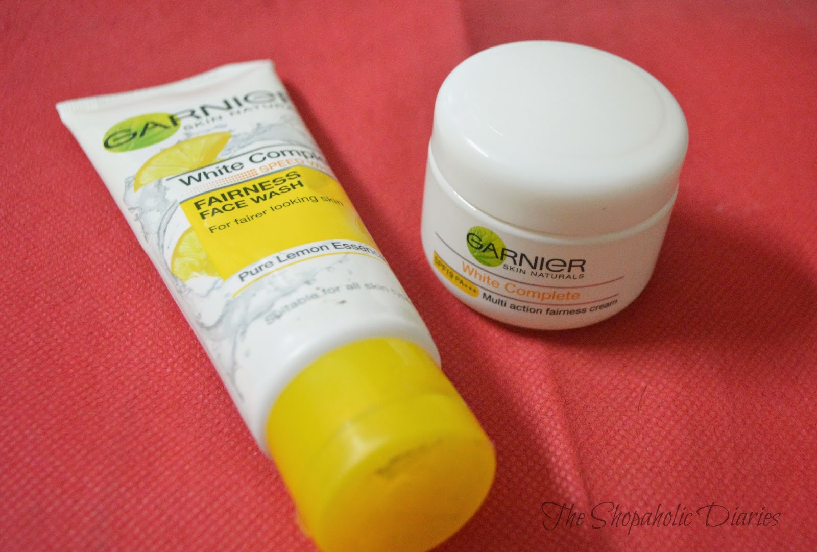 Review Garnier White Complete Face Wash and Fairness Cream Garnier