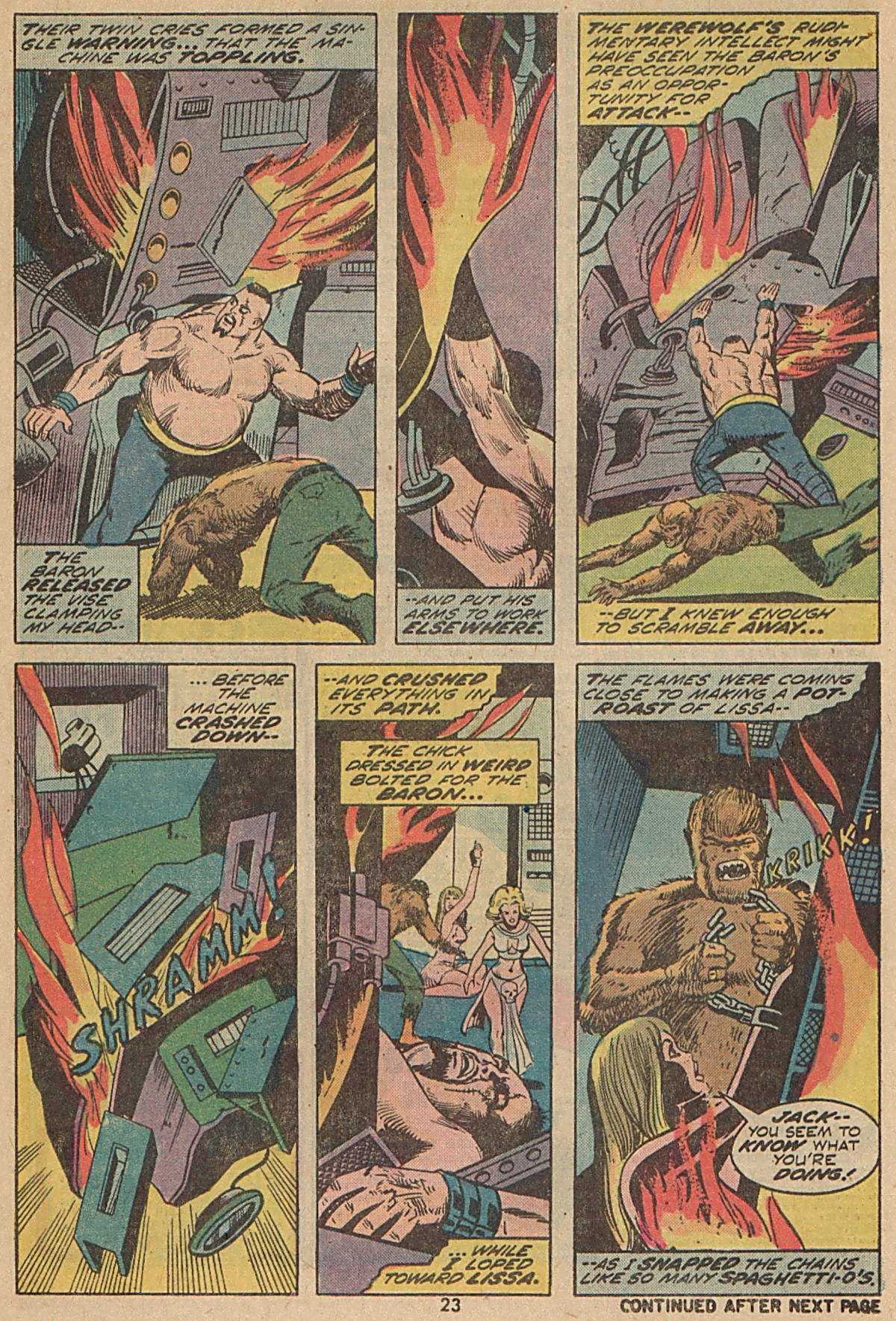 Read online Werewolf by Night (1972) comic -  Issue #20 - 17
