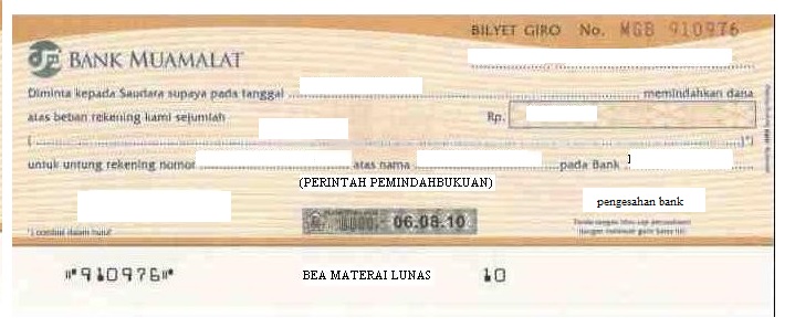 Syarat Pembuatan Giro Natinedjs