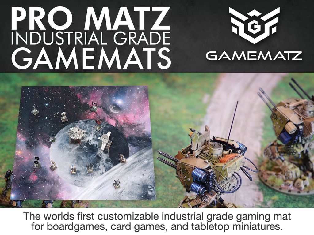 Tabletop Fix GameMatz New Gaming Mats Kickstarter