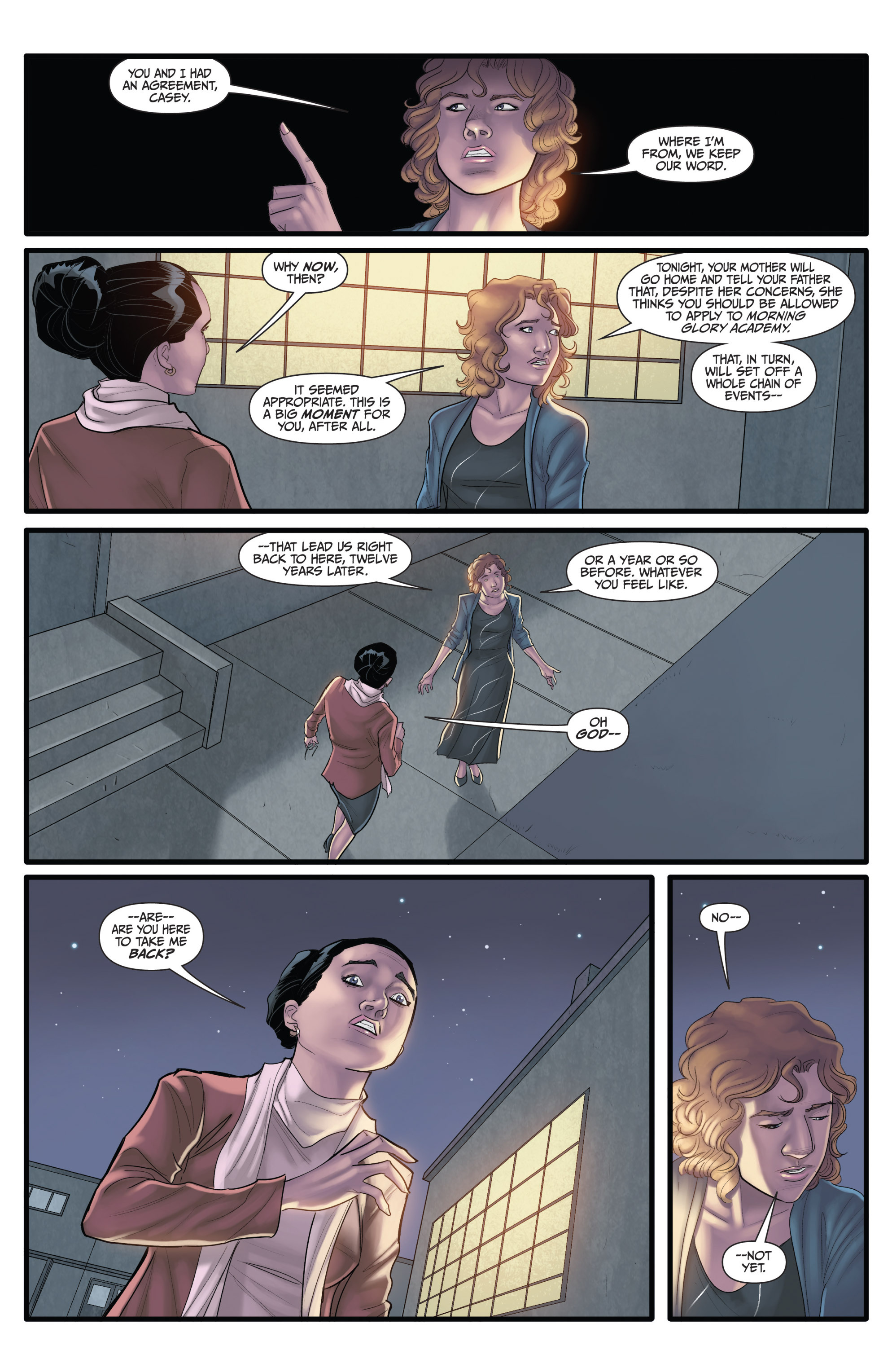 Read online Morning Glories comic -  Issue #28 - 4