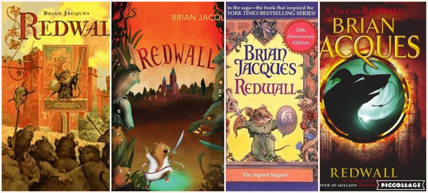 Momo celebrating time to read Redwall by Brian Jacques Audio Book