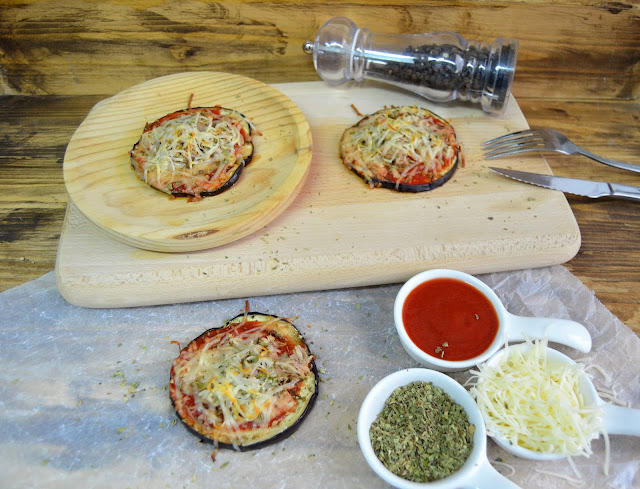 Mini Pizzas De Berenjenas
