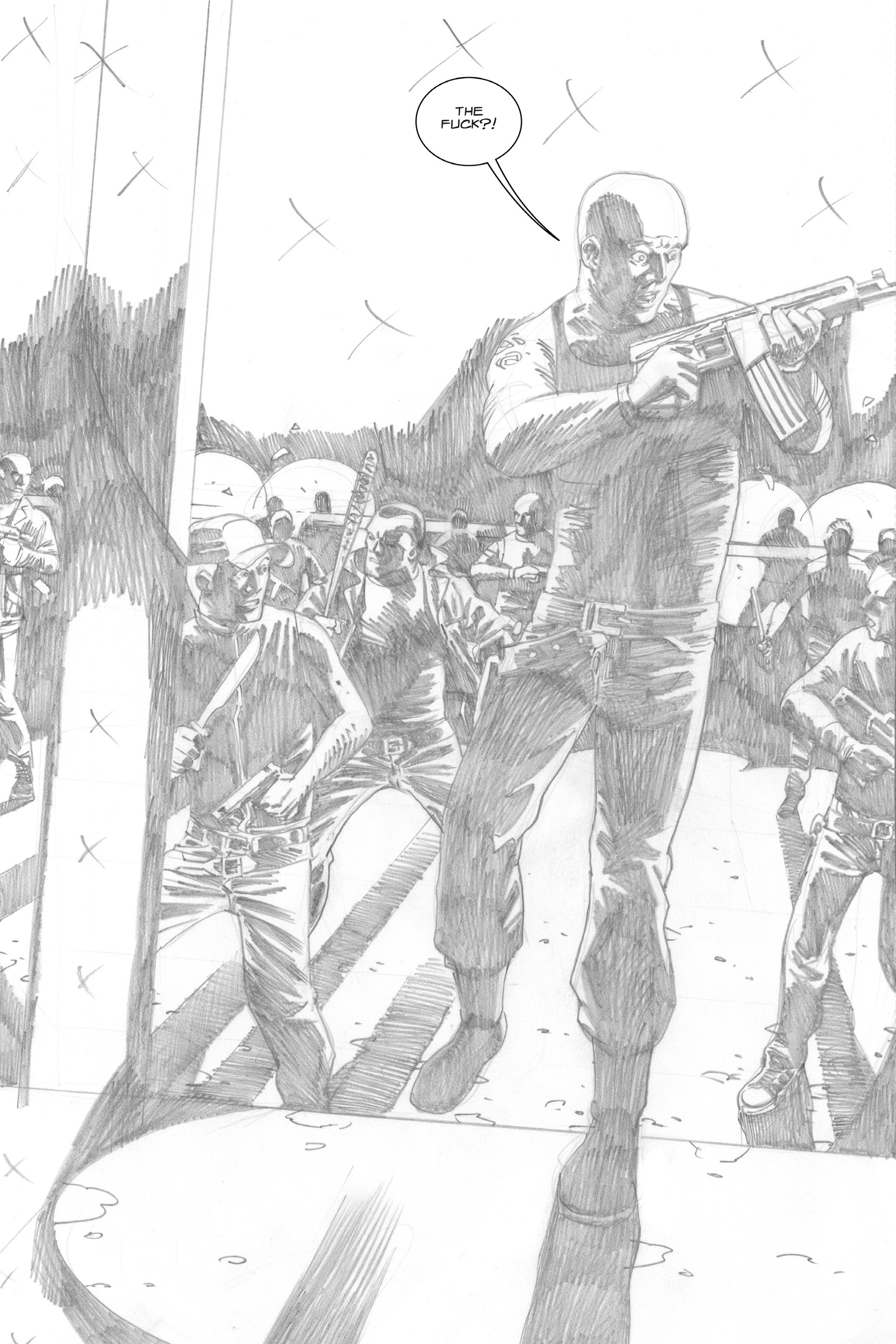 Read online The Walking Dead comic -  Issue # _All Out War Artist Proof Edition - 200