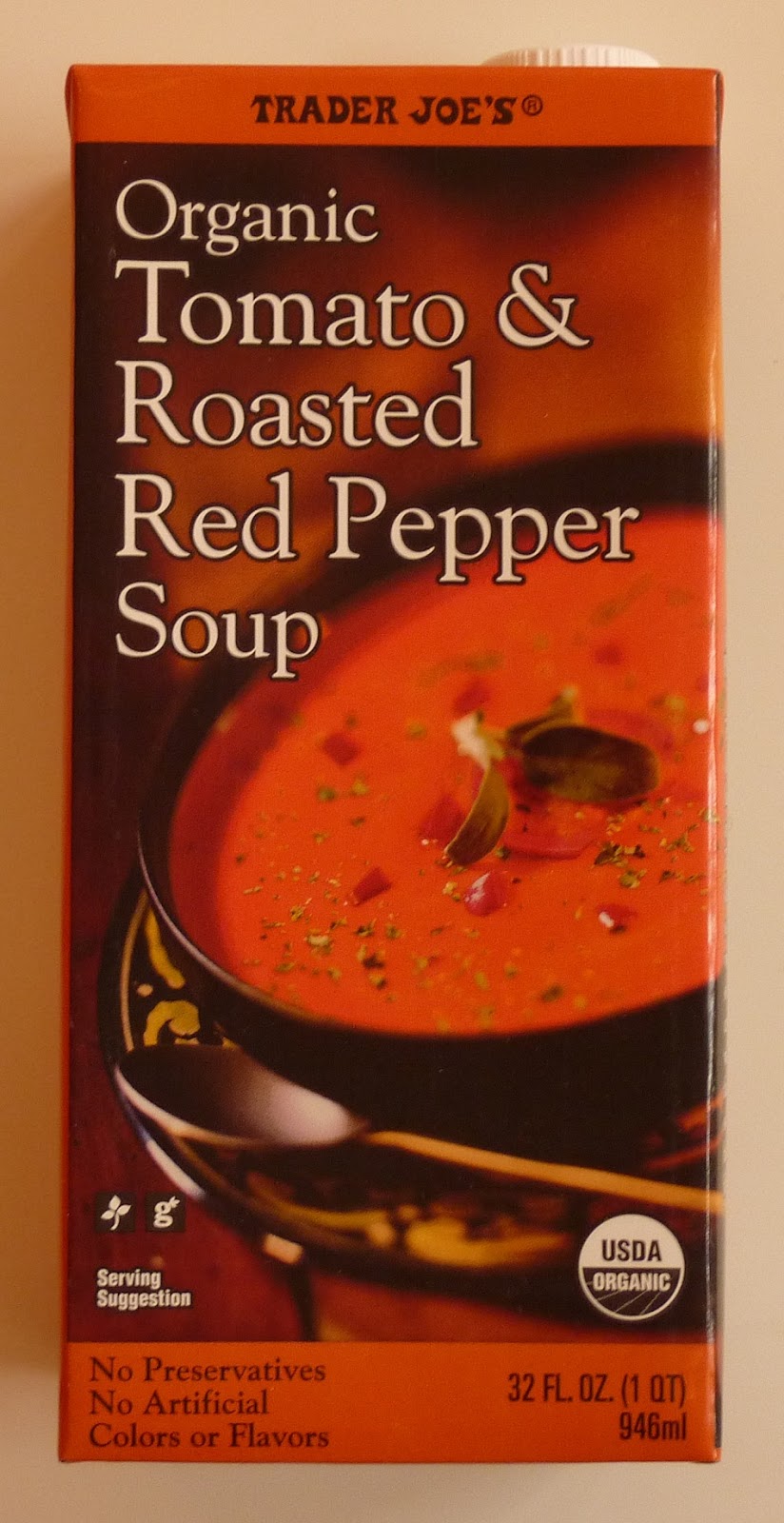Pacific Organic Soup Roasted Red Pepper & Tomato - 32 Fl. Oz
