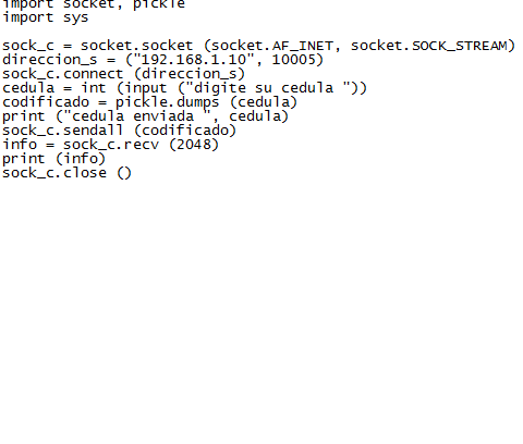TALLER DE SOCKETS EN PYTHON (UBUNTU): configuracion de sockets en python