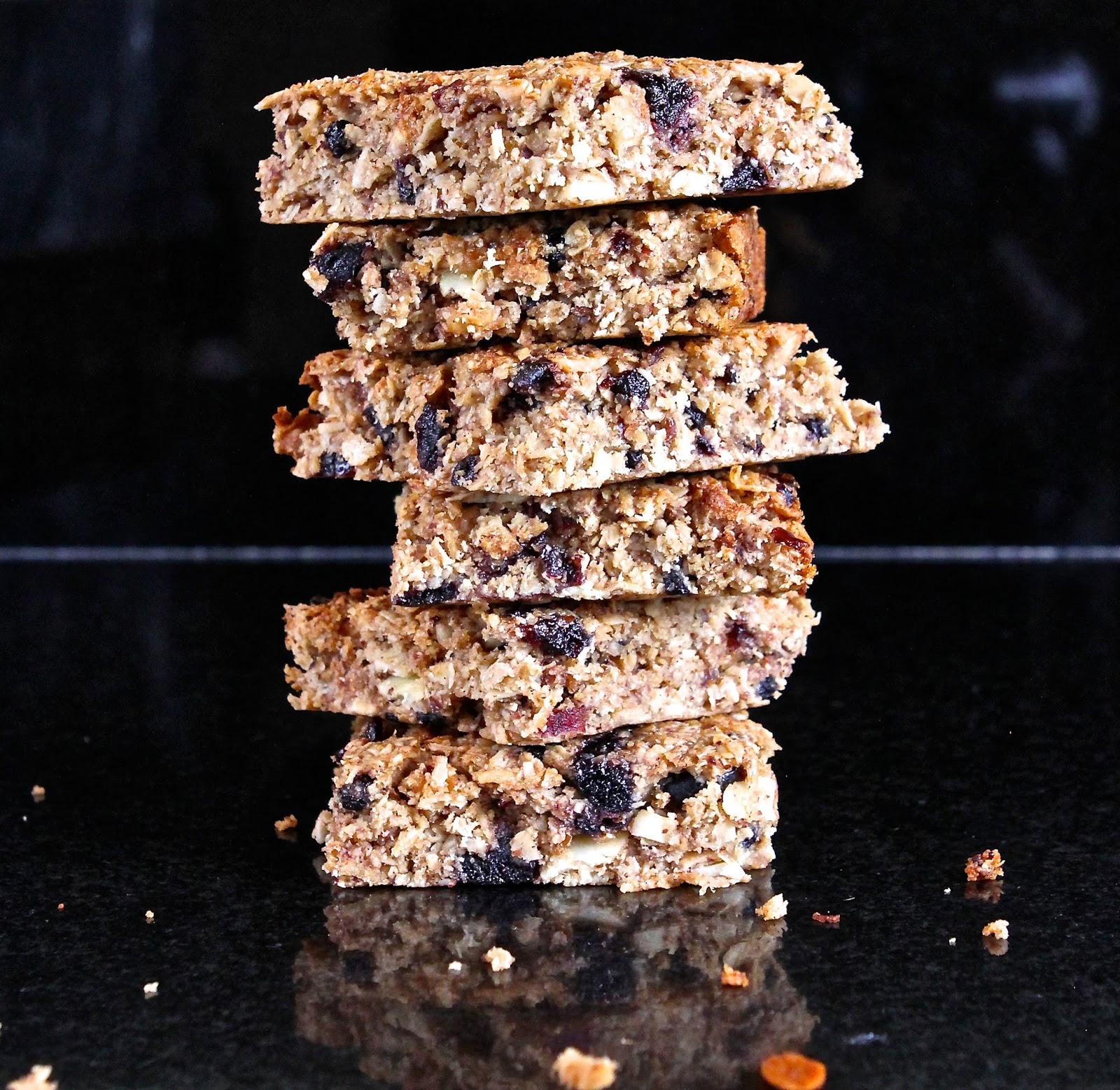 Gluten Free Alchemist Healthy Breakfast Flapjack Bars gluten free; dairy free; refined sugar