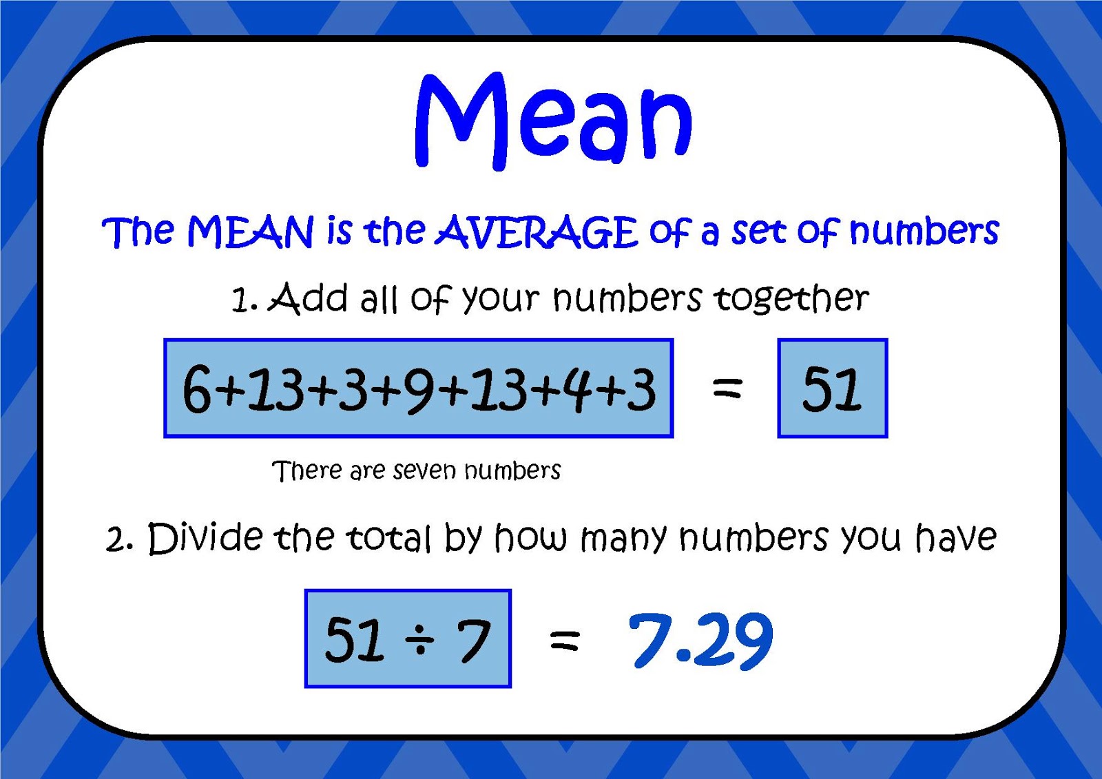 what does and mean in math terms