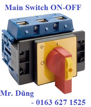 Main Switch: ON-OFF, 3P