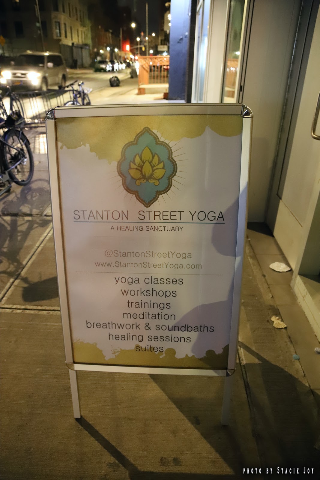 EV Grieve A Visit to Stanton Street Yoga