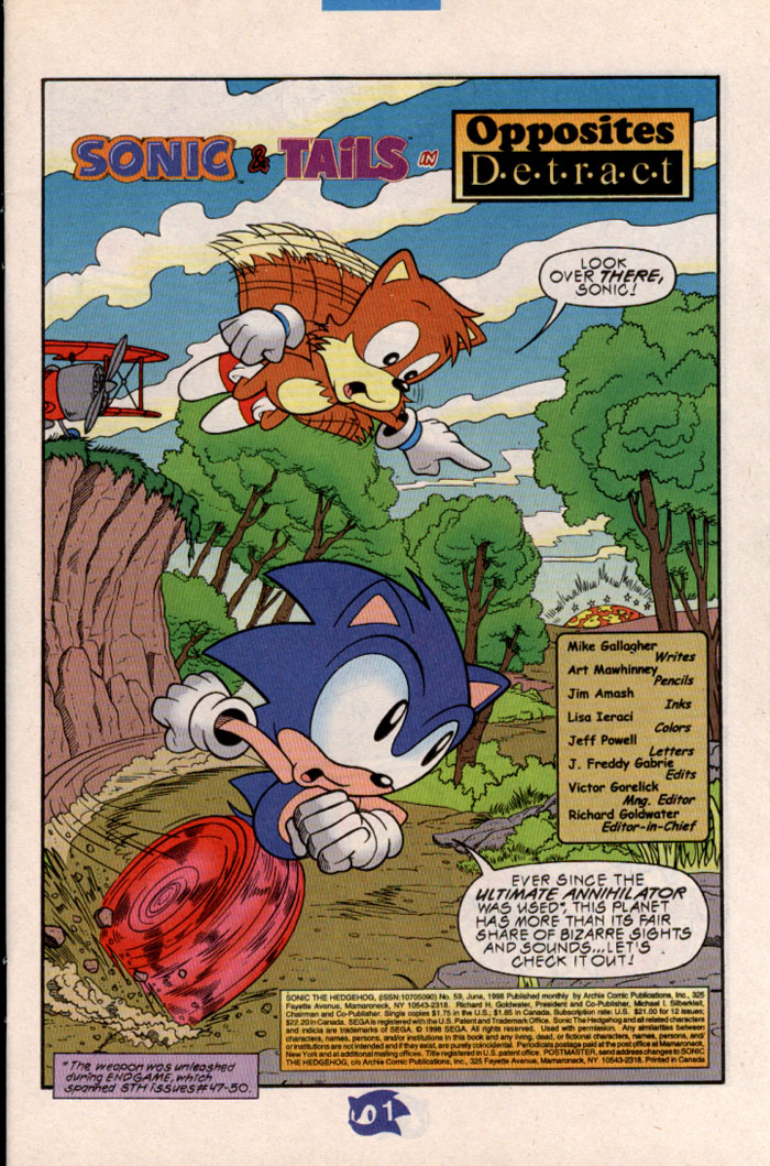 Sonic The Hedgehog (1993) issue 59 - Page 2