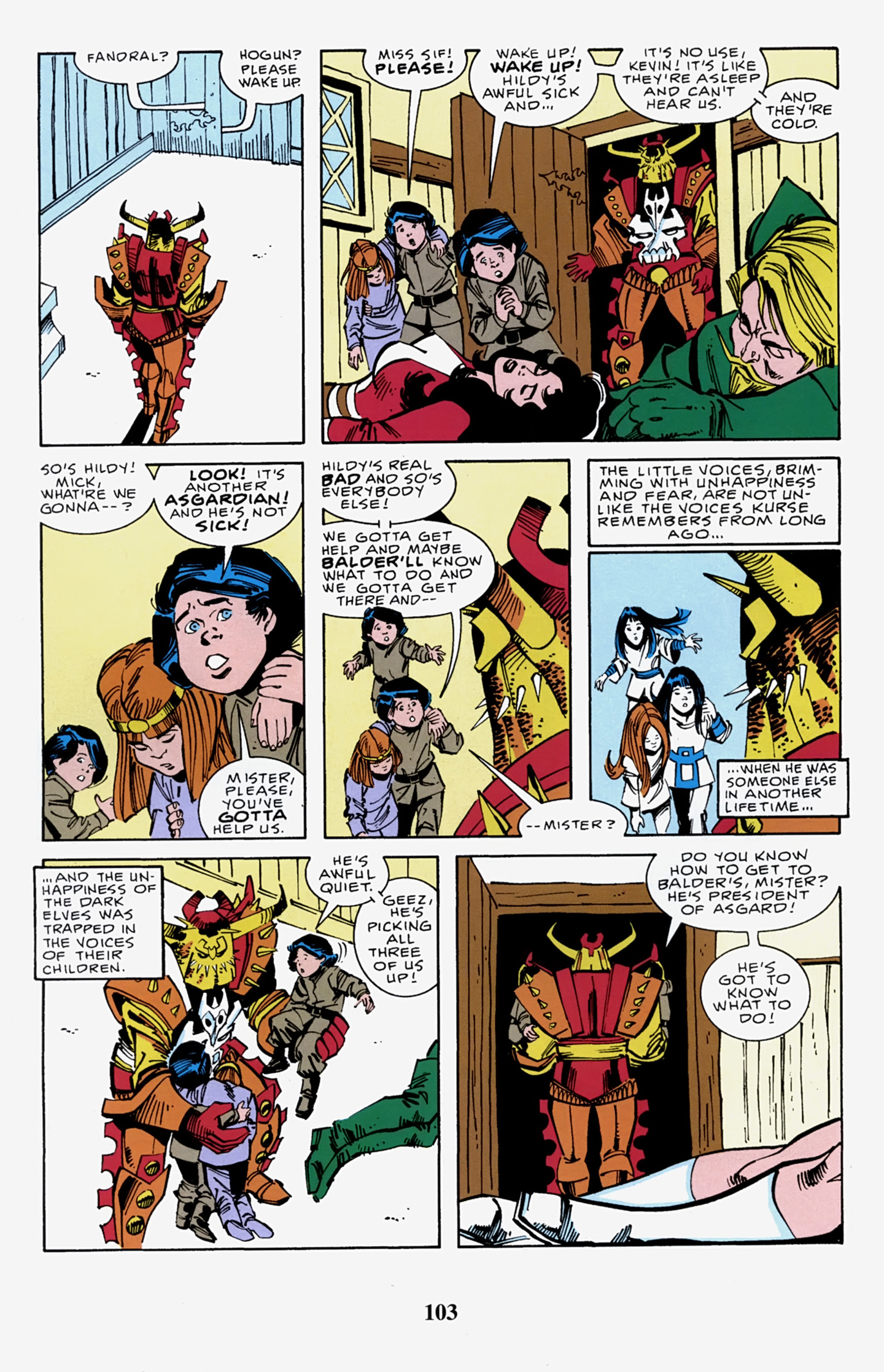 Read online Thor Visionaries: Walter Simonson comic -  Issue # TPB 5 - 105