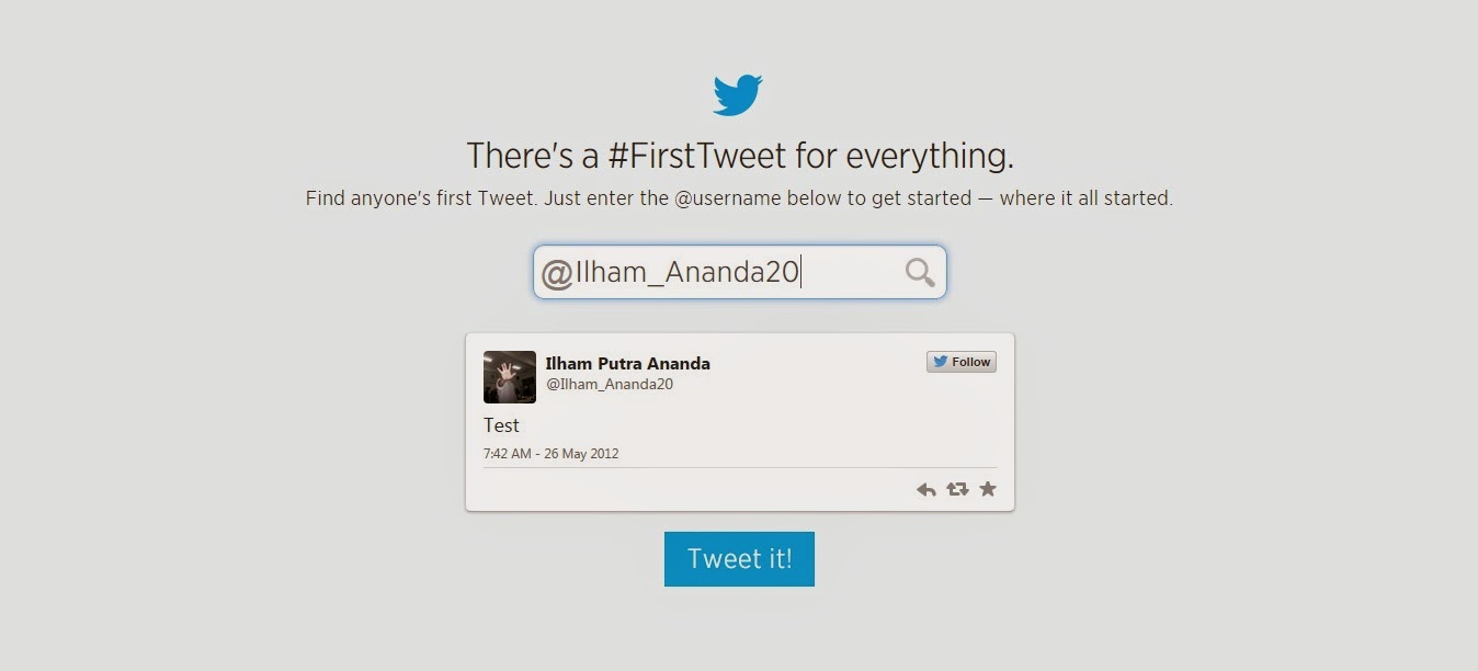 Cara Mengetahui Tweet Pertama Kita Di Twitter Blog Pintar