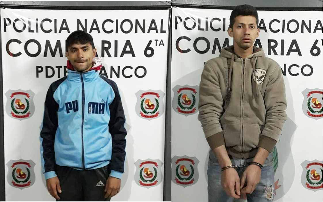 Nery Wilson Guerrero Salinas y Antonio David Melgarejos, presuntos autores del crimen Jóvenes imputados por homicidio doloso por la fiscal Lolia Zunilda Martínez.