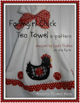Farmgirl Chick Tea Towel