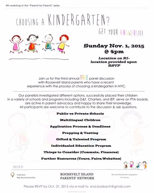 Roosevelt Islander Online Choosing A New York City Kindergarten For