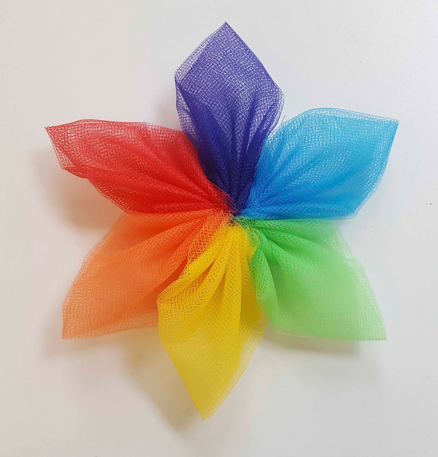 tulle headband diy