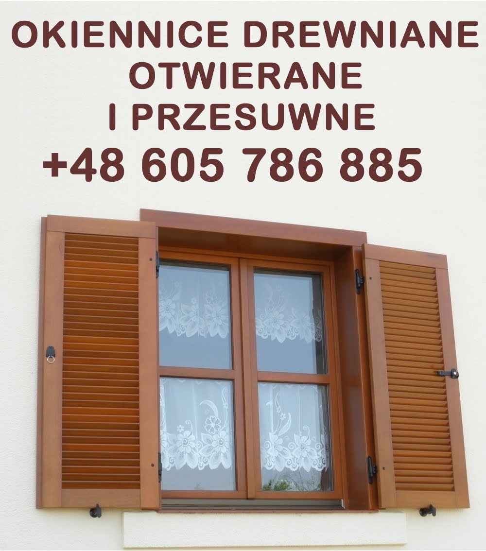 Okiennice drewniane