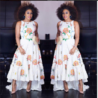 Actress Rita Dominic steps out in beautiul floral dress