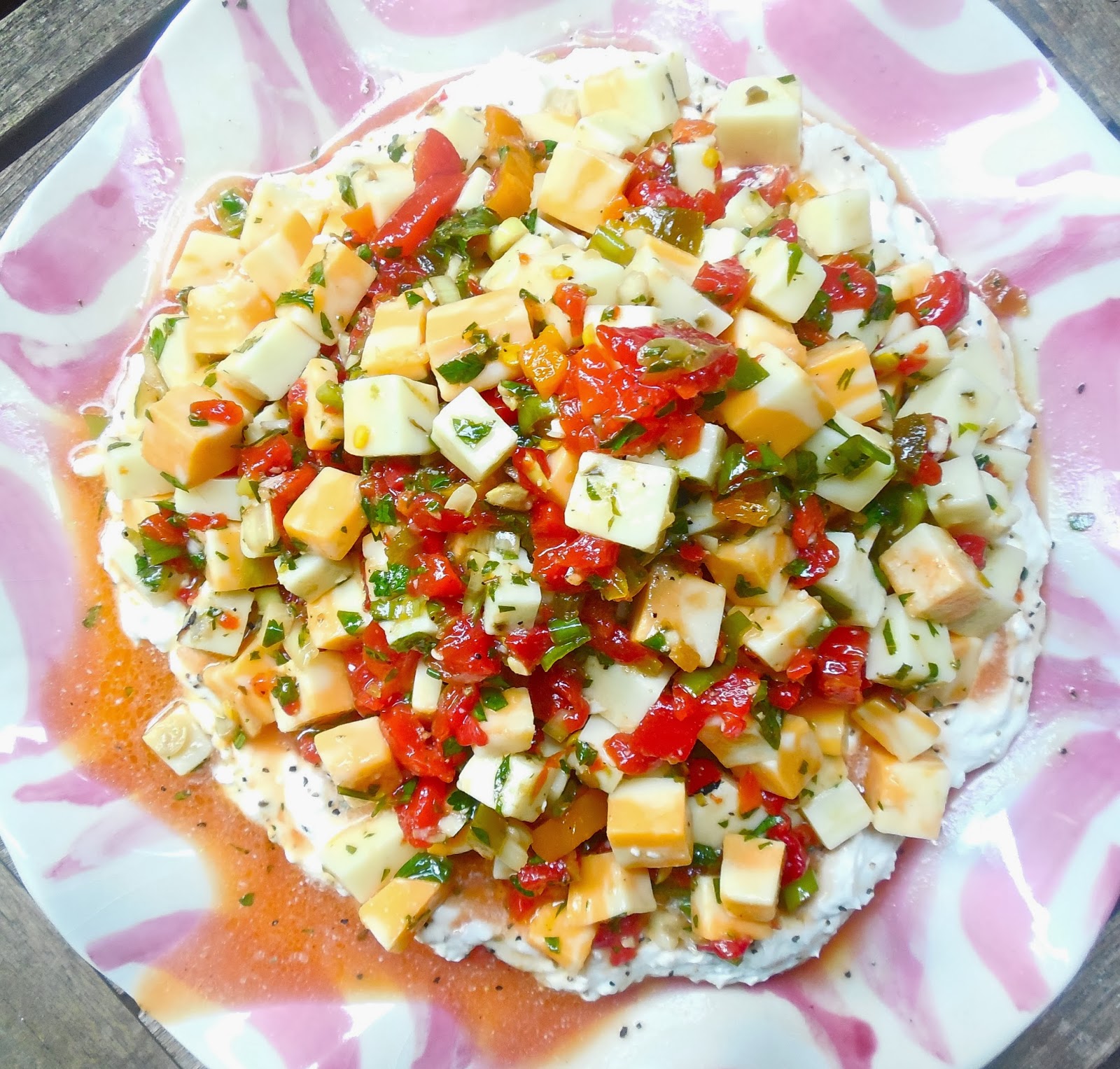 Haute + Heirloom Fancy Southwestern Marinated Cheese Dip with Whipped