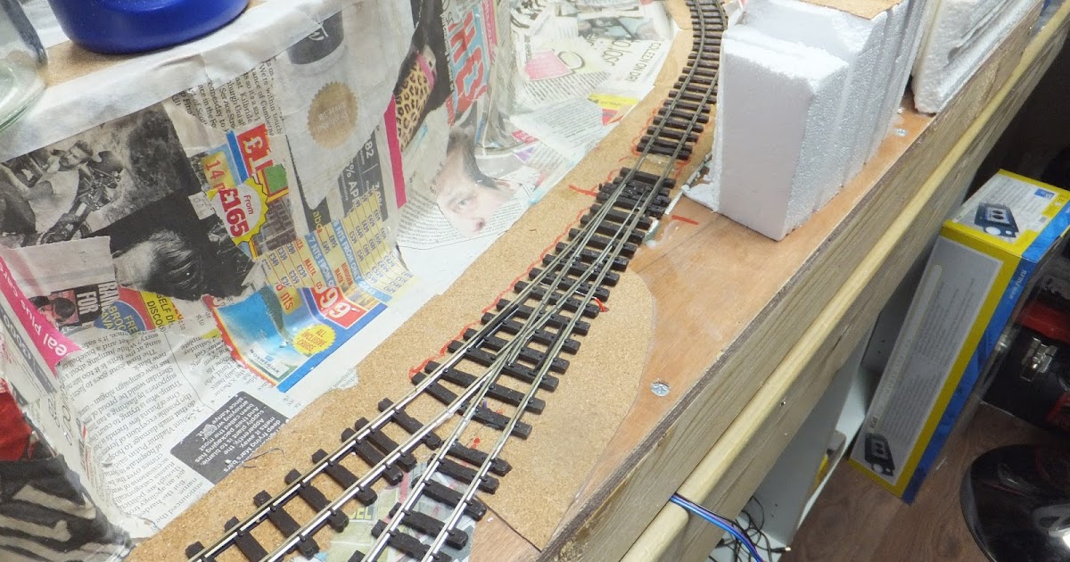 Lewis Lake Model Railroad Track Laying and Point Wiring