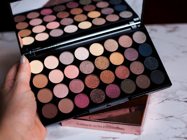 Beauty: MakeupRevolution Flawless palette review + two looks.