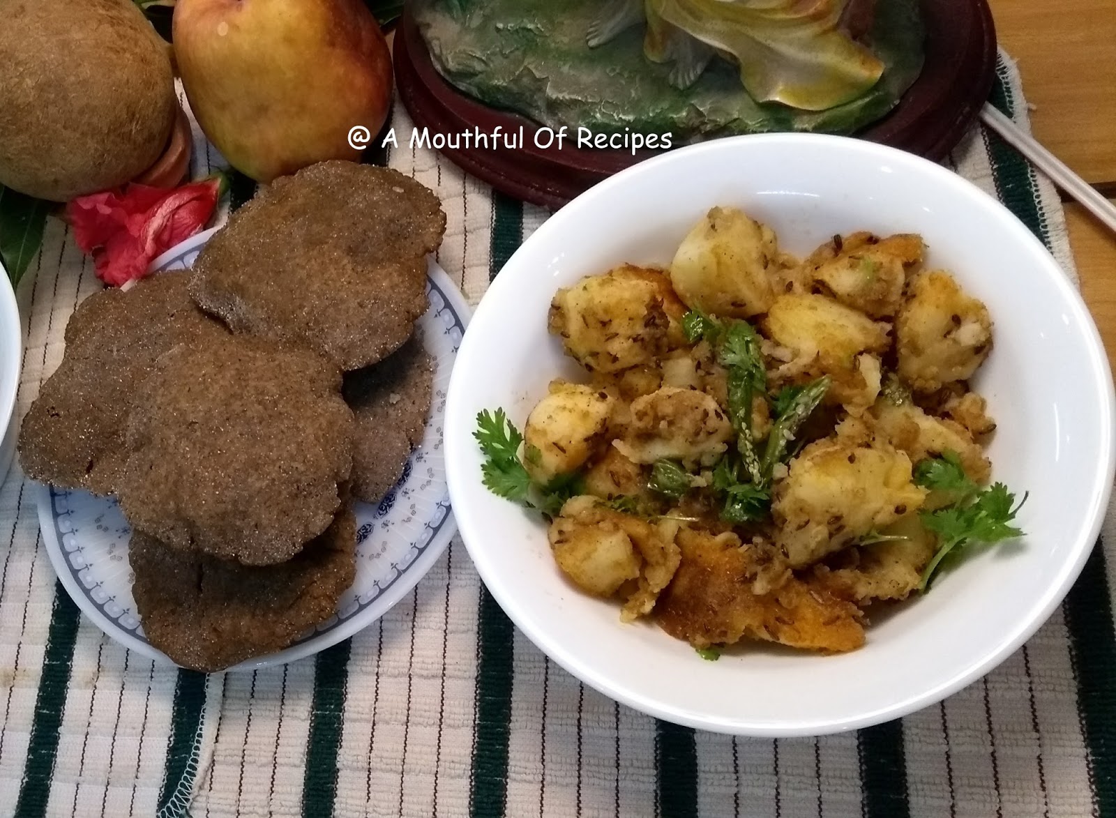 A Mouthful Of Recipes Navratri Fast Special Singhare Ka Atta (Water