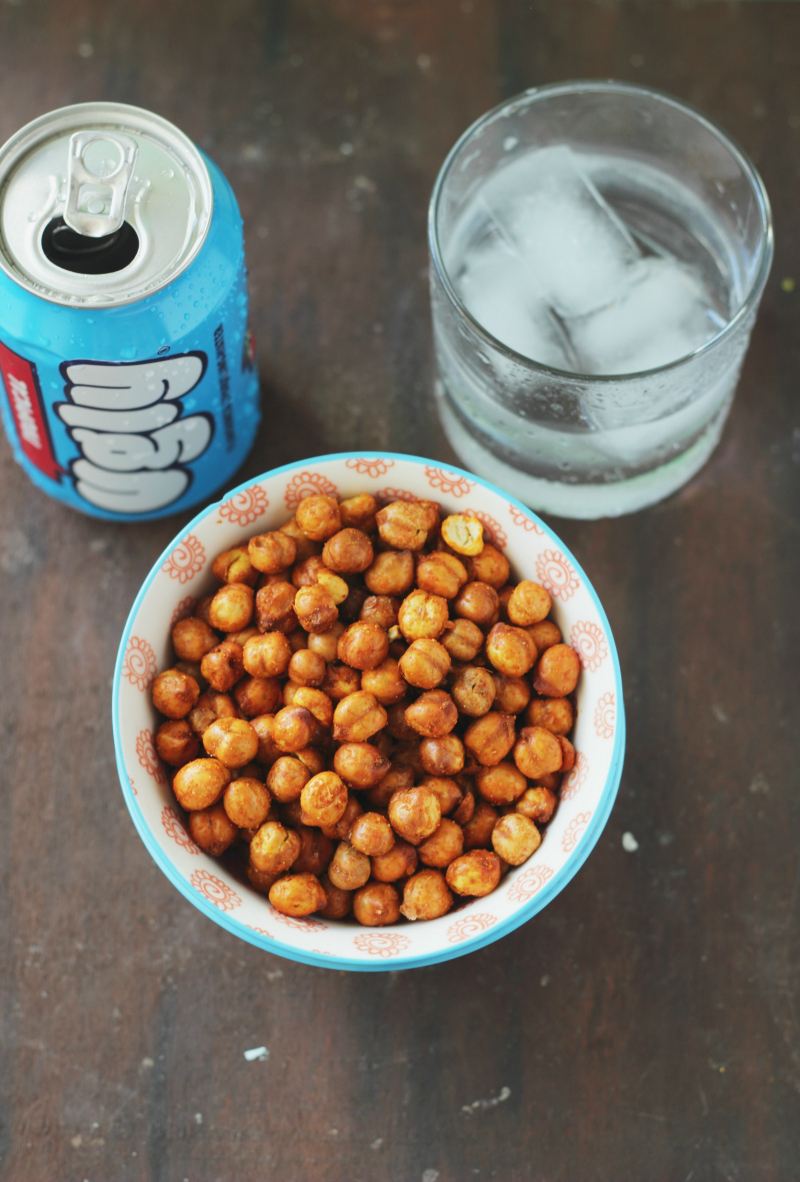 Merry Tummy: Oven Roasted Chickpeas: Indian Style