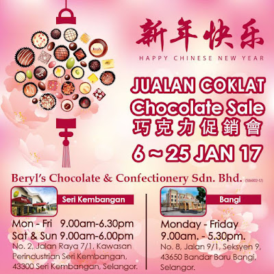 Beryl's Chocolate Chinese New Year Chocolate Sale