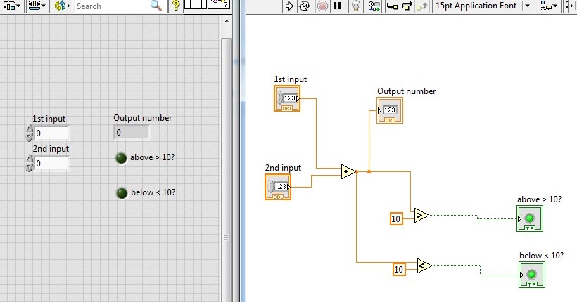 5. Addition of 2 number and implimenting comparators and indicators ...