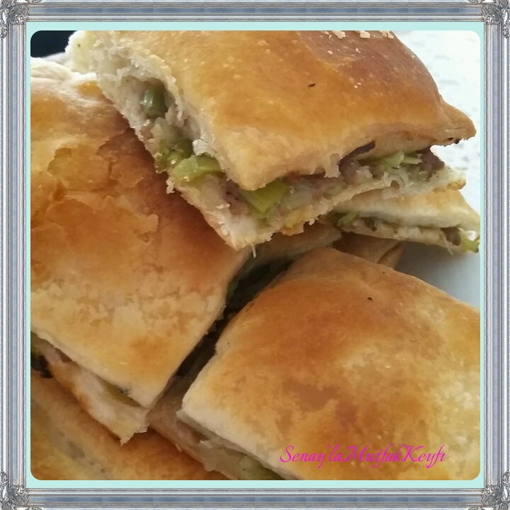 EL ACMASI KIYMALI PIRASALI KAT KAT BÖREK TARİFİ Senay�la Mutfak Keyfi