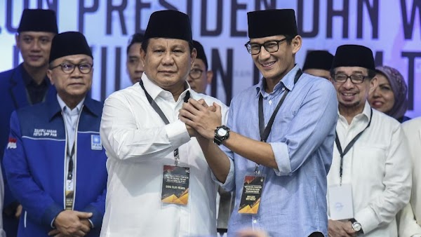 Prabowo-Sandi Menang di Jakarta Selatan