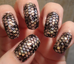 nail lace holo miss nailpolish