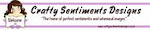 Crafty Sentiments Designs Website