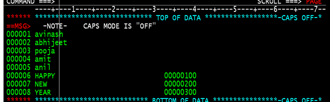 Repro Syntax MAINFRAMES....: Repro