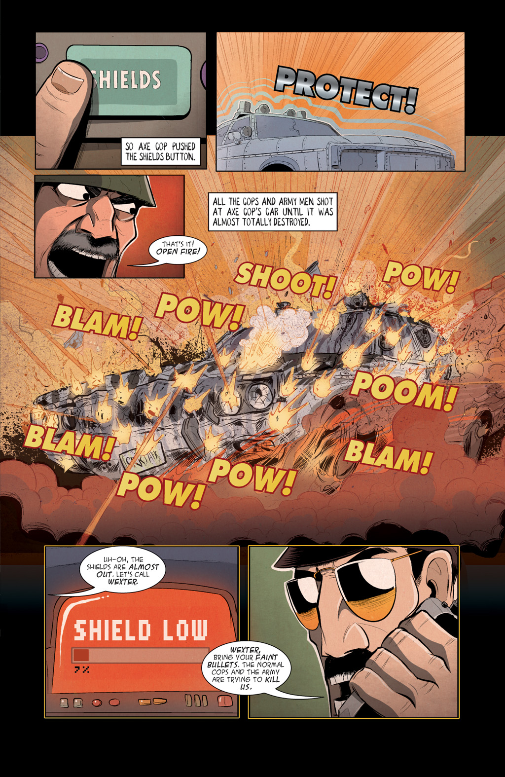 Axe Cop: Bad Guy Earth issue 1 - Page 13