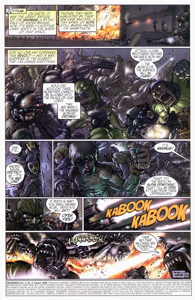 Read online Inhumans (2000) comic -  Issue #3 - 2