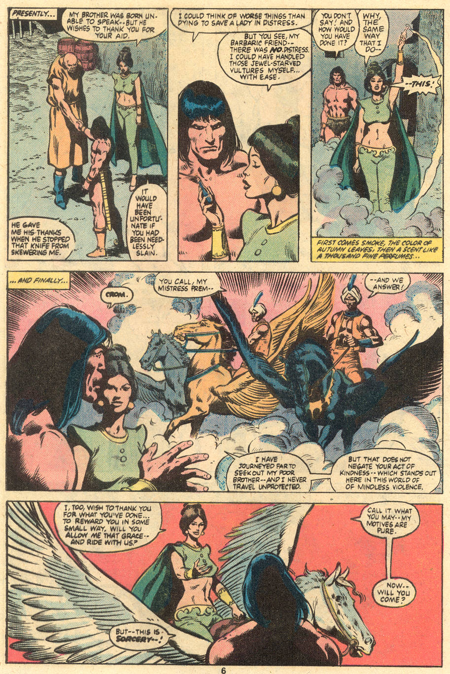 Read online Conan the Barbarian (1970) comic -  Issue #121 - 6