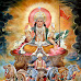 The twelve Sun-gods (12 Adityas) and their associates