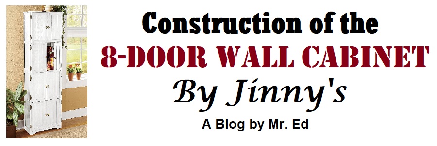 Construction of Jinny's Wall Cabinet