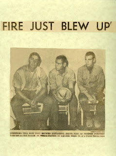 Hearld Examiner photo "Fire Just Blew Up"
