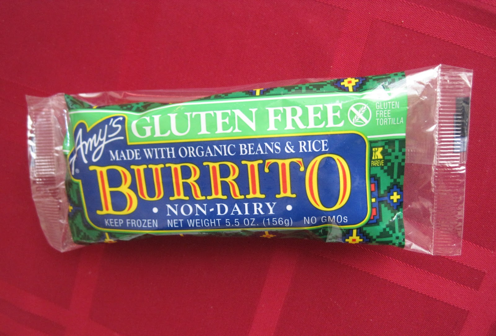 Vegocracy Dining In Amy S Gluten Free Non Dairy Burrito