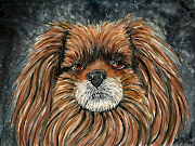 TitlePekingese Dog. MediumWatercolor and Acrylic on Yupo Paper